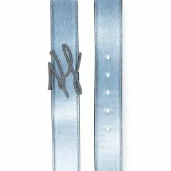 Karl Lagerfeld K/Autograph leather belt