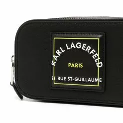 Karl Lagerfeld logo-print camera bag