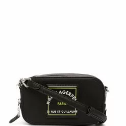 Karl Lagerfeld logo-print camera bag