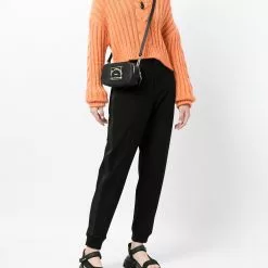 Karl Lagerfeld logo-print camera bag