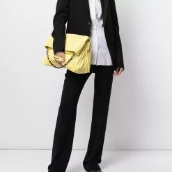 Karl Lagerfeld logo-tape detail blazer