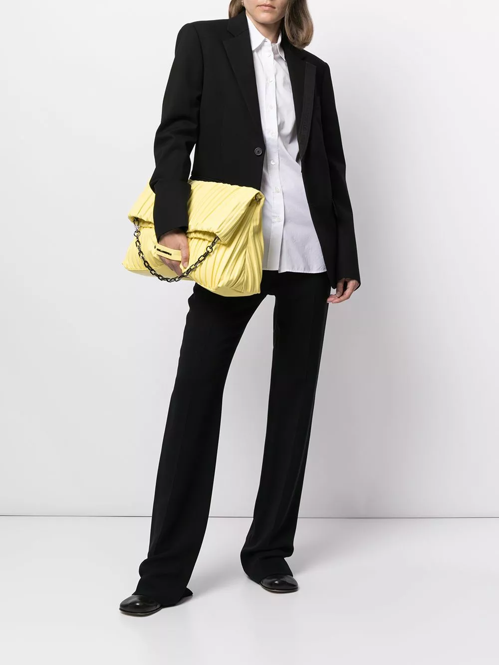 Karl Lagerfeld logo-tape detail blazer