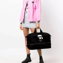 Karl Lagerfeld K/Ikonik weekender bag
