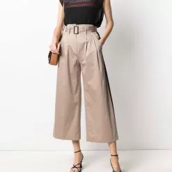 Karl Lagerfeld sheer logo-print top