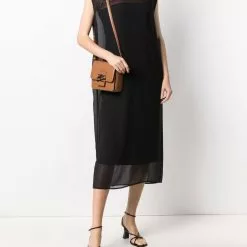 Karl Lagerfeld logo-print long-length vest