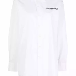 Karl Lagerfeld graphic-print button-up shirt