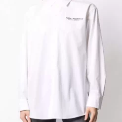 Karl Lagerfeld graphic-print button-up shirt