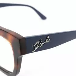 Karl Lagerfeld cat-eye colourblock glasses