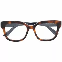 Karl Lagerfeld cat-eye colourblock glasses