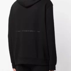 Karl Lagerfeld logo-print rib-trimmed hoodie