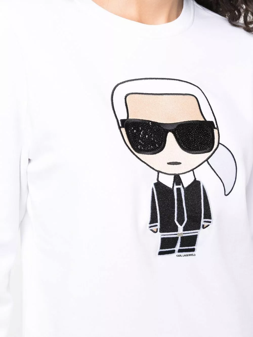 Karl Lagerfeld Ikonik Karl print sweatshirt