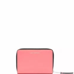 Karl Lagerfeld logo zipped wallet
