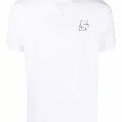 Karl Lagerfeld Karl print polo shirt
