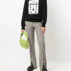 Karl Lagerfeld K/Maison-print rib-trimmed sweatshirt
