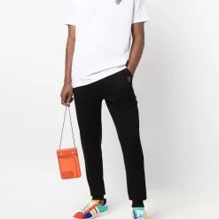 Karl Lagerfeld embroidered Ikonik polo shirt