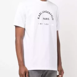 Karl Lagerfeld logo-print stretch-cotton T-shirt