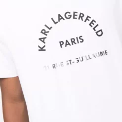 Karl Lagerfeld logo-print stretch-cotton T-shirt