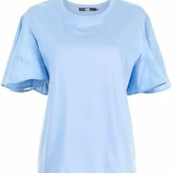 Karl Lagerfeld flutter sleeve T-shirt