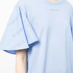 Karl Lagerfeld flutter sleeve T-shirt