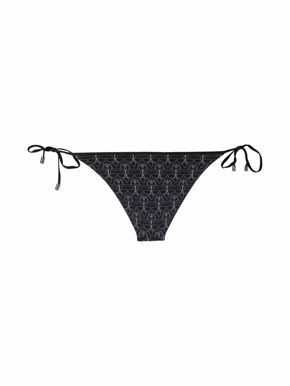 Karl Lagerfeld monogram-pattern side-tie bikini briefs