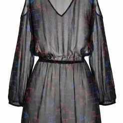 Karl Lagerfeld sheer beach short dress