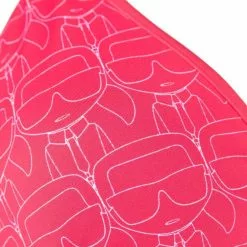 Karl Lagerfeld monogram triangle bikini top