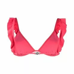 Karl Lagerfeld monogram triangle bikini top