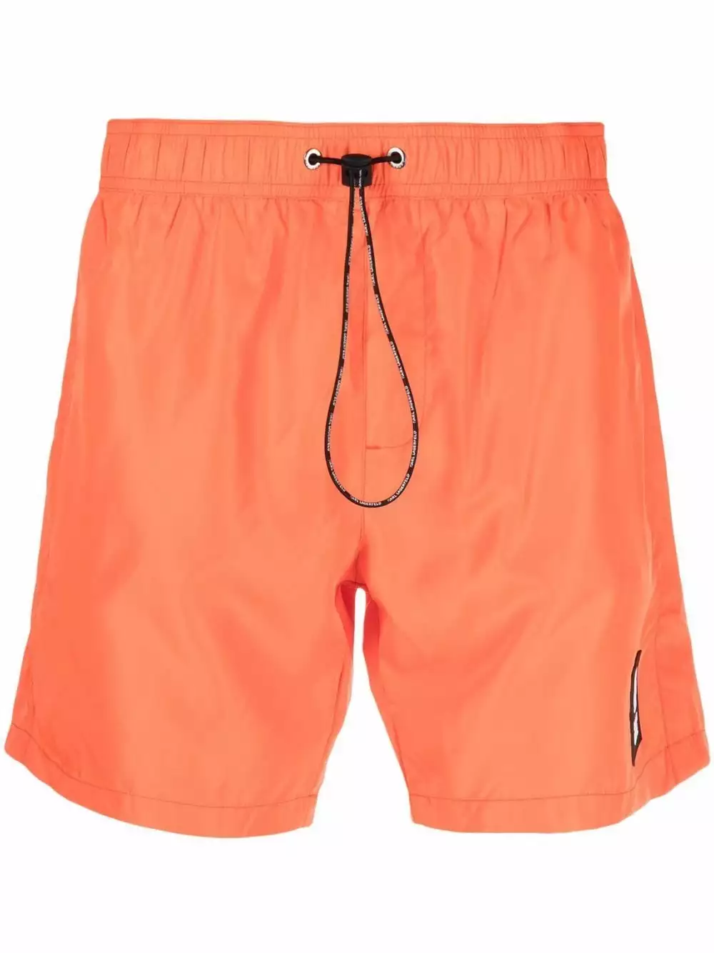 Karl Lagerfeld logo-patch drawstring swim shorts