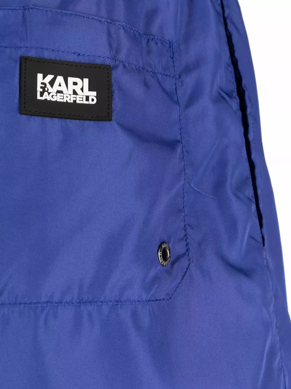 Karl Lagerfeld logo-patch boardshorts