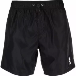 Karl Lagerfeld logo-patch drawstring-waist swim shorts