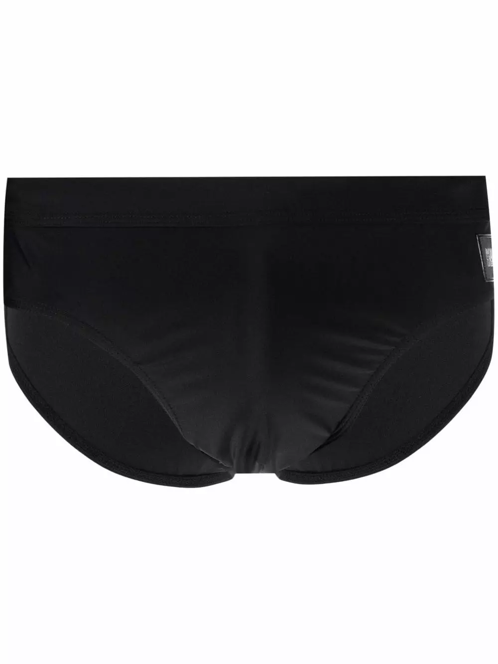 Karl Lagerfeld logo-patch slip-on swimming trunks