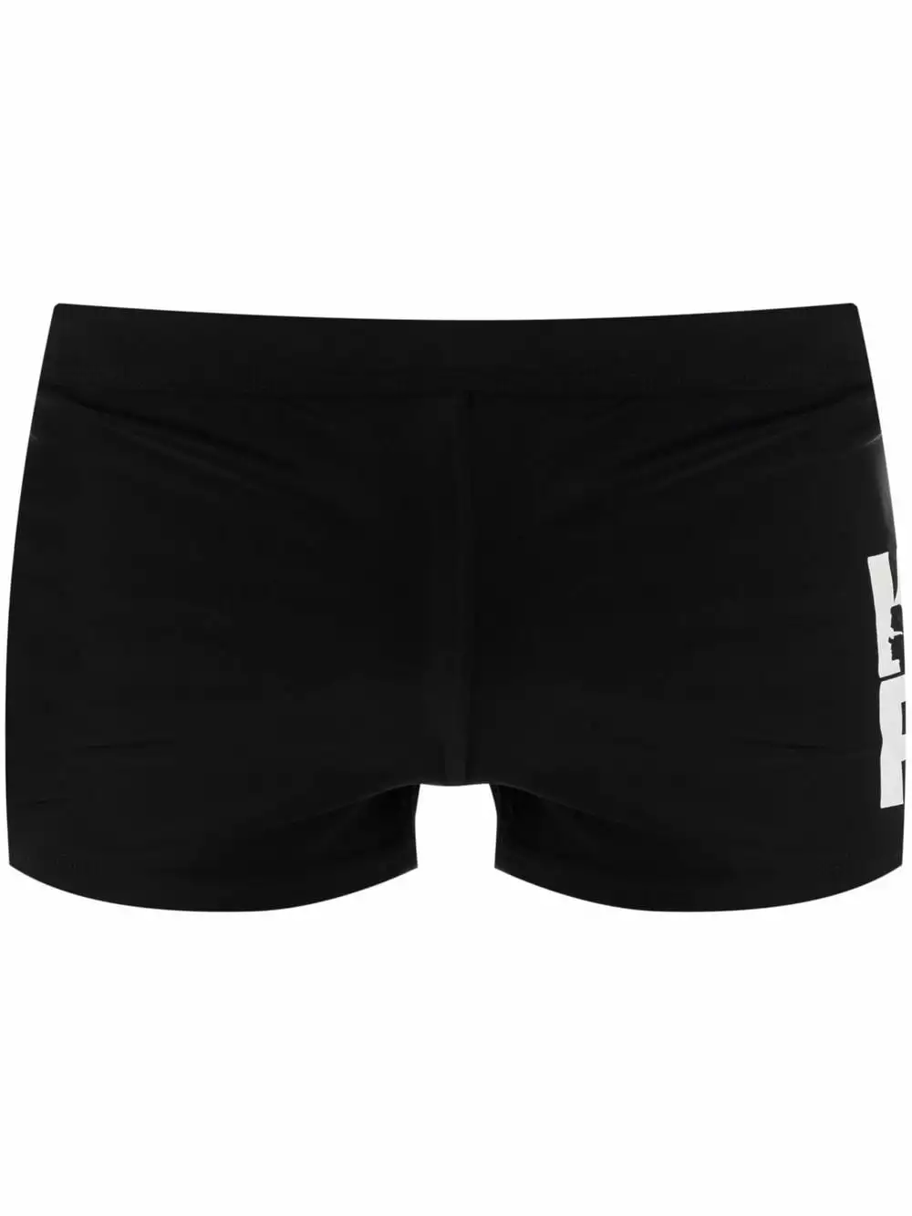 Karl Lagerfeld logo-print slip-on swimming trunks