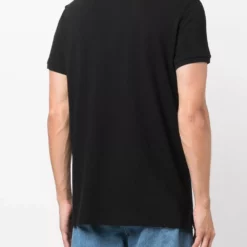 Karl Lagerfeld logo-patch cotton polo shirt