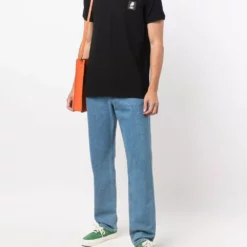 Karl Lagerfeld logo-patch cotton polo shirt