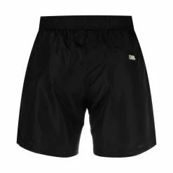 Karl Lagerfeld logo-print drawstring swim shorts
