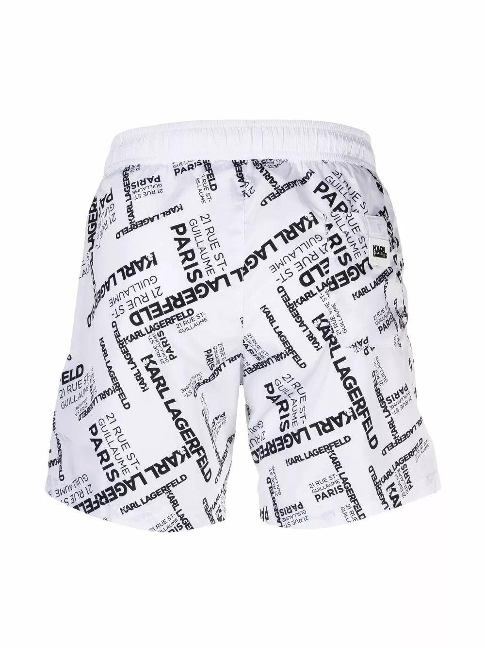 Karl Lagerfeld logo-print swim shorts
