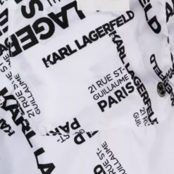 Karl Lagerfeld logo-print swim shorts