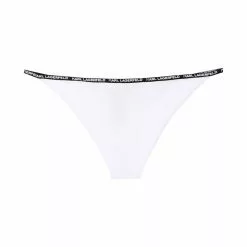Karl Lagerfeld logo waist triangle bikini bottoms
