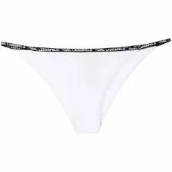 Karl Lagerfeld logo waist triangle bikini bottoms