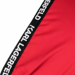 Karl Lagerfeld logo-tape triangle bra