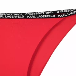 Karl Lagerfeld logo-waist slip-on bikini briefs