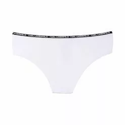 Karl Lagerfeld logo tape-trimmed bikini bottoms