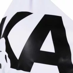 Karl Lagerfeld logo print triangle bikini top