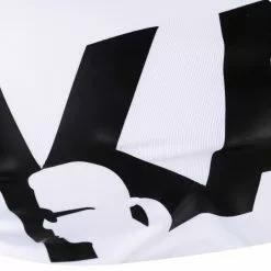 Karl Lagerfeld logo print bandeau bikini top