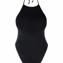 Karl Lagerfeld logo print swimsuit