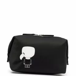 Karl Lagerfeld Karlito-print make-up bag