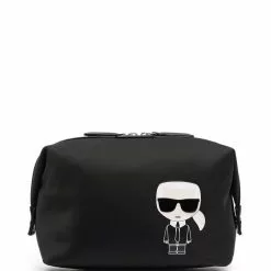 Karl Lagerfeld Karlito-print make-up bag