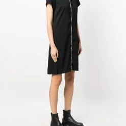 Karl Lagerfeld short-sleeved zip-up dress