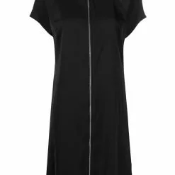 Karl Lagerfeld short-sleeved zip-up dress