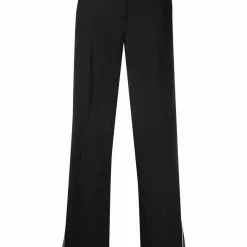 Karl Lagerfeld striped flared trousers